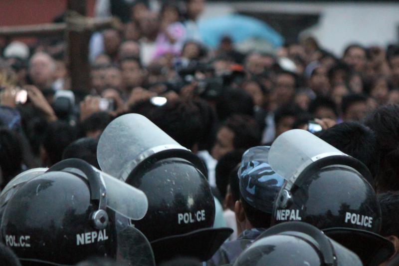 Nepali police (photo credit: Carsten ten Brink/flickr)