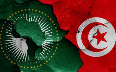 AU and Tunisia Flags (photo credit: alamy.com) AU and Tunisia Flags (photo credit: alamy.com)