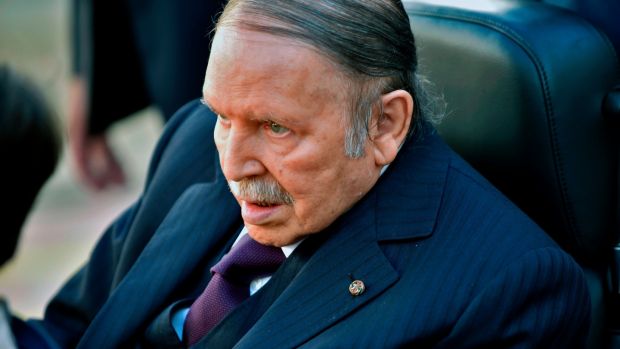 Algerian President Abdelaziz Bouteflika (photo credit: Ryad Kramdi/AFP/Getty Images)