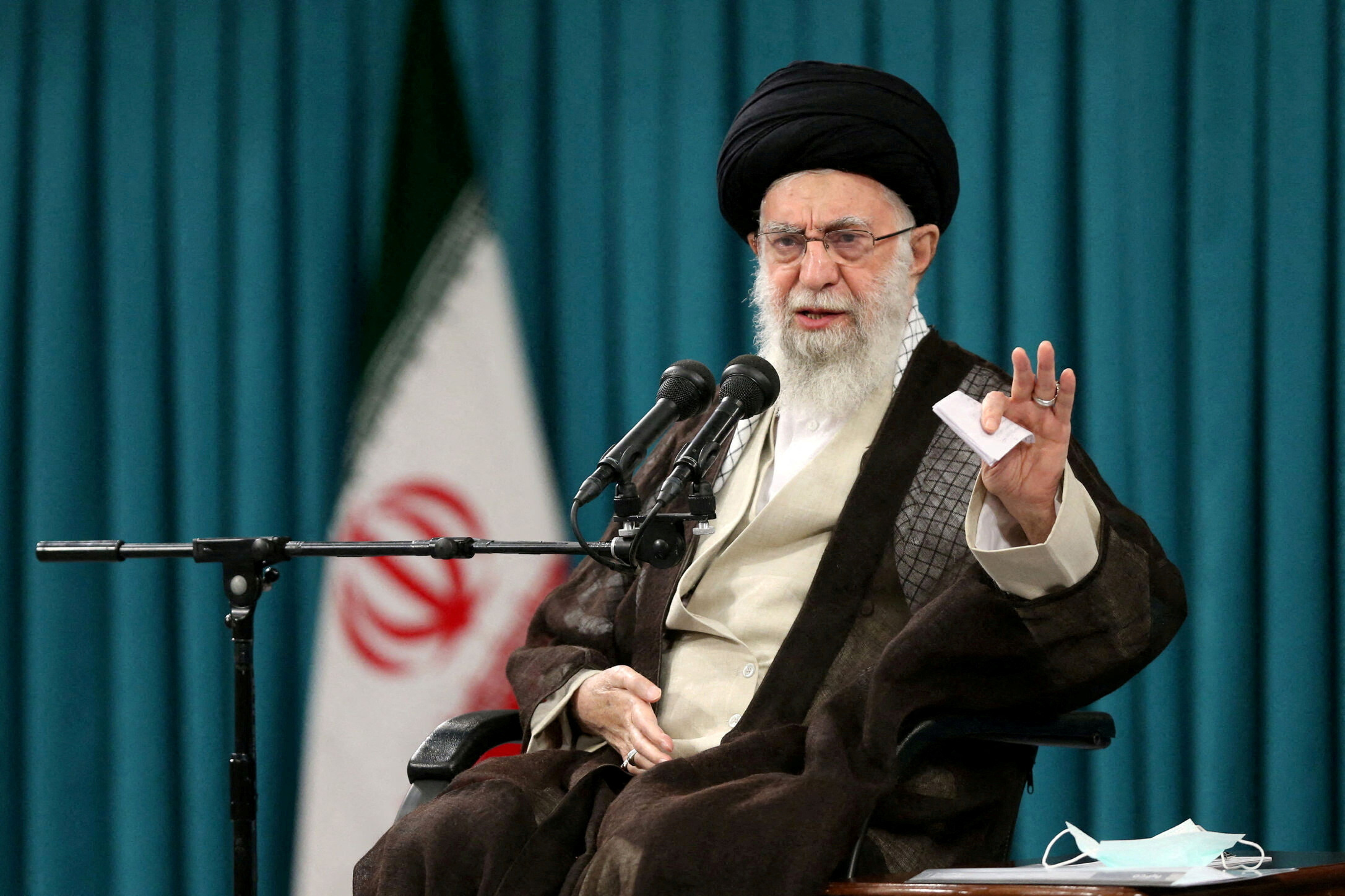 Iran's Supreme Leader Ayatollah Ali Khamenei (photo credit: West Asia News Agency via Reuters)