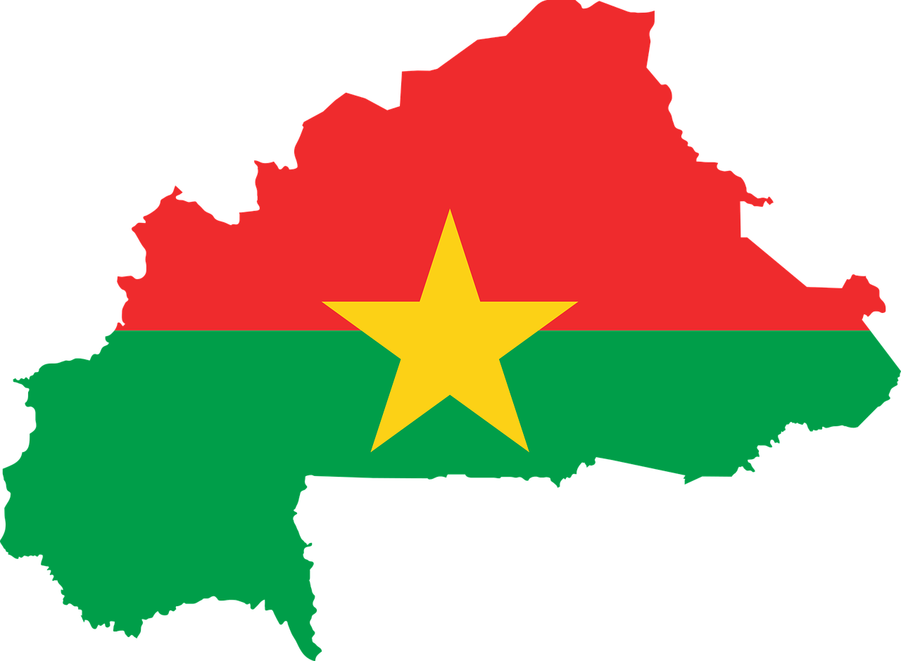 The Flag of Burkina Faso (Photo credit: Pixabay)