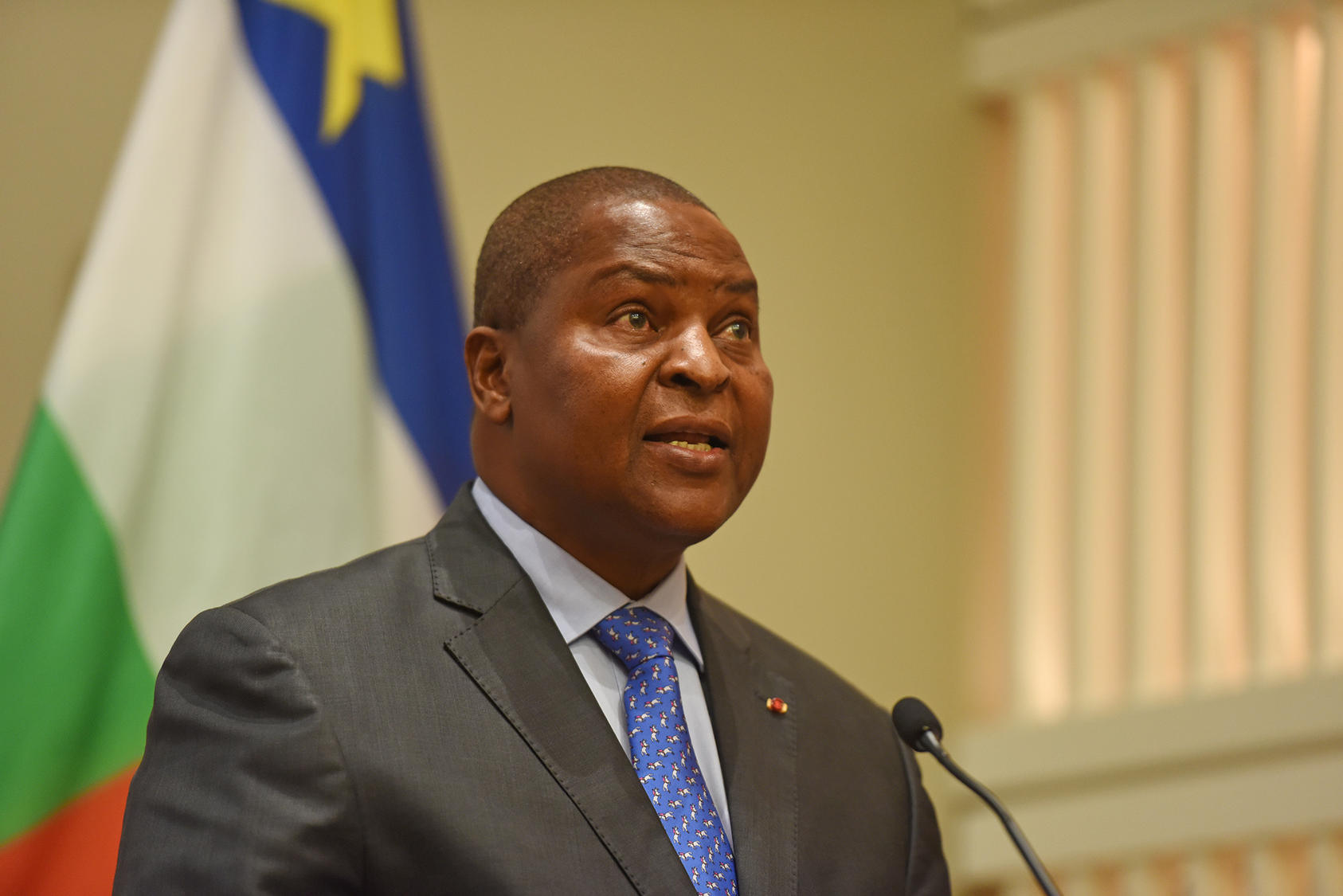 Central African Republic's President Faustin-Archange Touadéra (photo credit: The United States Institute of Peace)