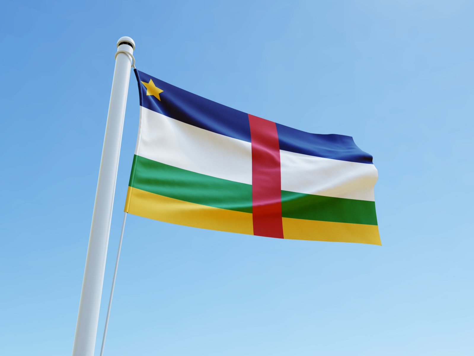 Flag of Central African Republic (photo credit: shiran via dribble)