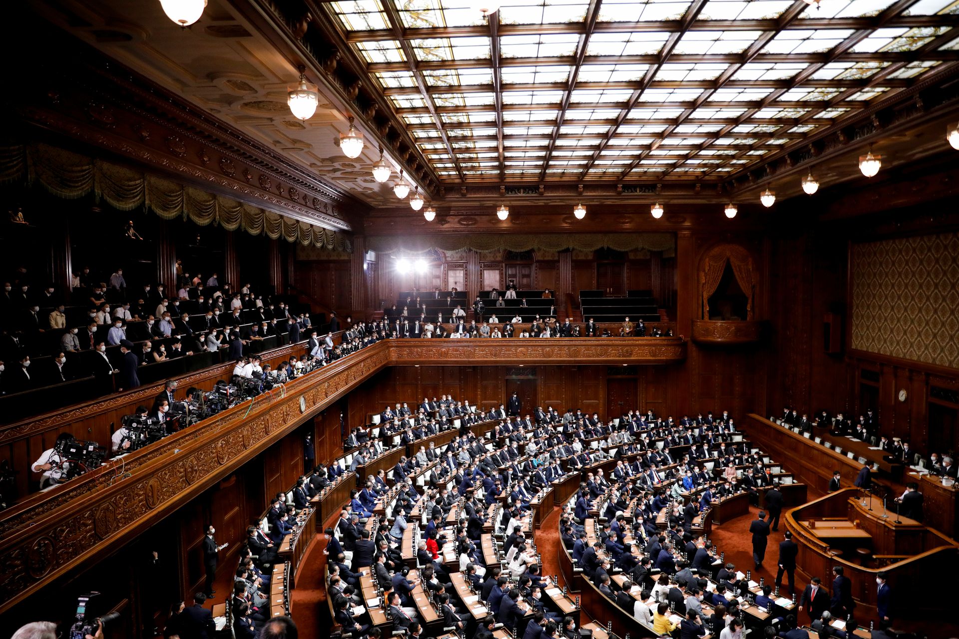 Japan's house of representatives (photo credit: Reuters / Kim Kyung-Hoon)