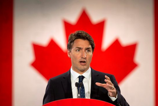Canadian Prime Minister Justin Trudeau (photo credit: Radio WTC)