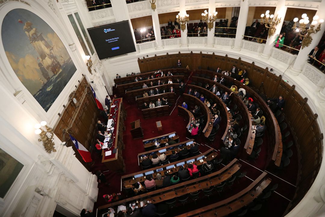 The Constitutional Council, elected body of Chile's constitution-making process (photo credit: Reuters / Ivan Alvarado)