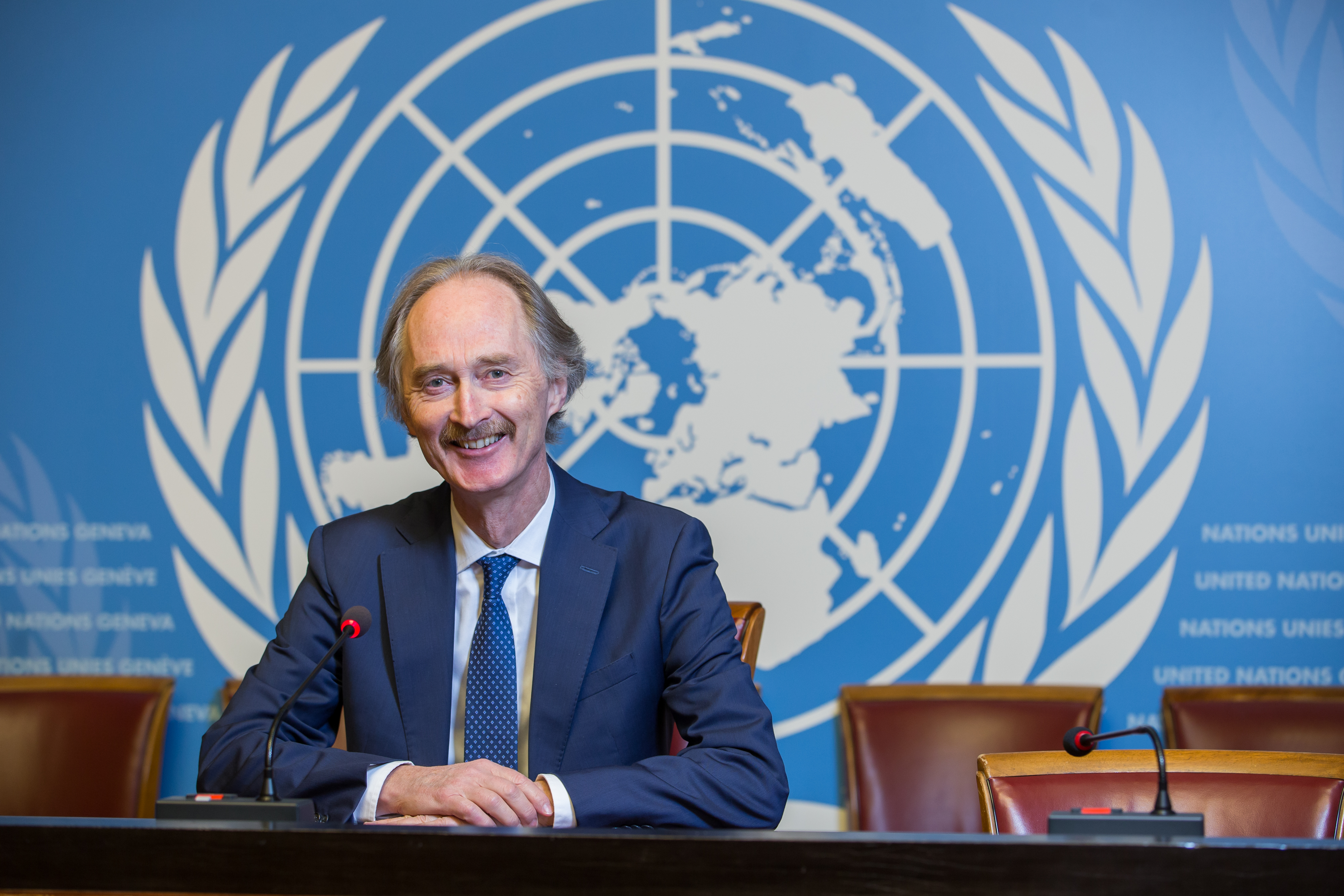 UN special envoy for Syria Geir Pedersen (photo credit: UN Geneva/flickr)