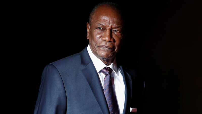 Guinean president Alpha Condé (photo credit: Benoit Tessier/Reuters)