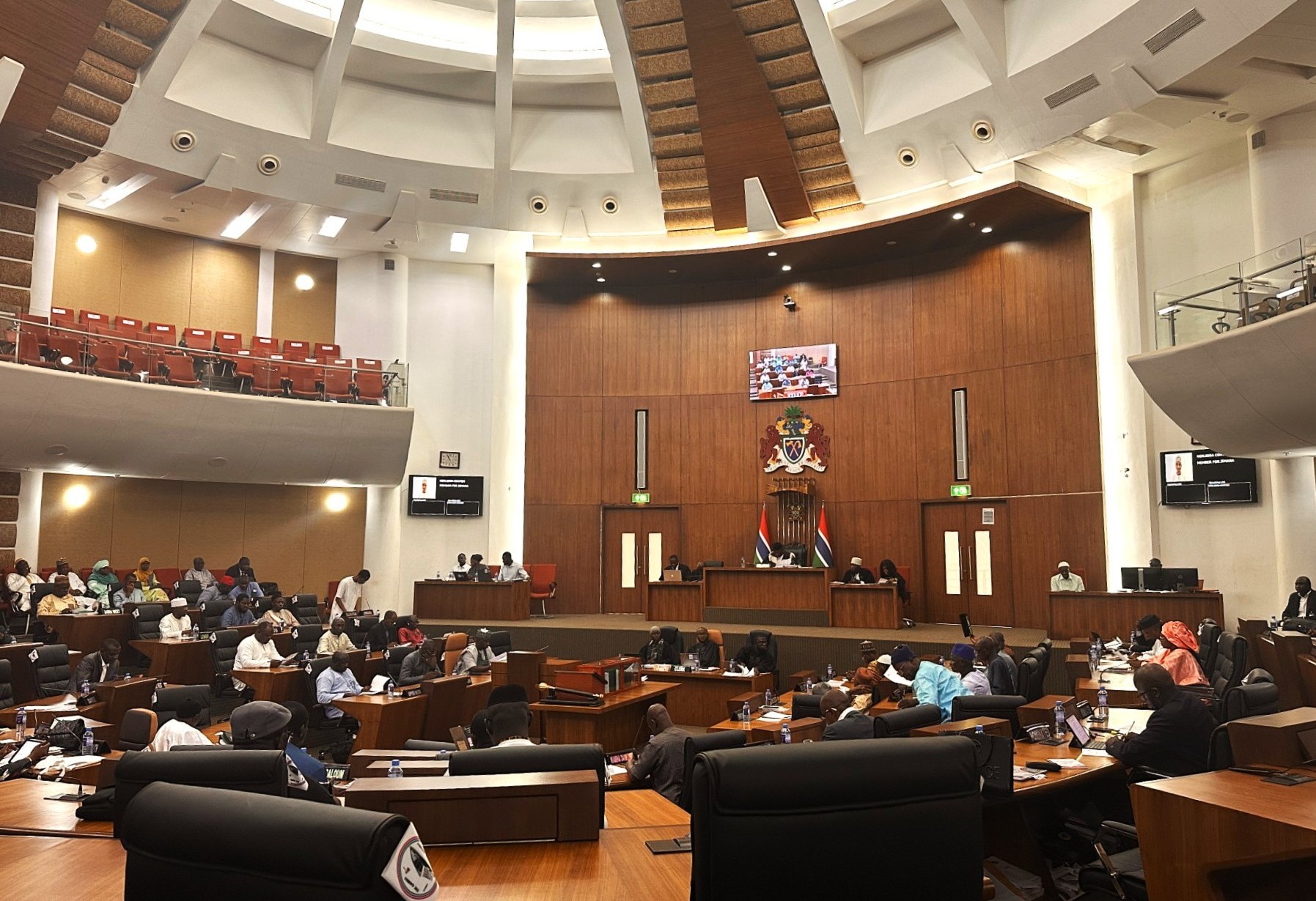 Second reading of the Constitution (Promulgation) Bill 2024 at the National Assembly of The Gambia (photo credit: Satang Nabaneh) Second reading of the Constitution (Promulgation) Bill 2024 at the National Assembly of The Gambia (photo credit: Satang Nabaneh)