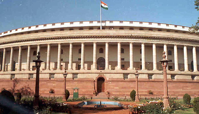 Indian parliament (photo credit: DD News)