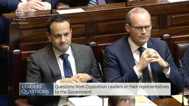 Leo Varadkar and Simon Coveney (photo credit: The Independent)