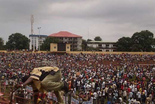 Massacre in Guinea