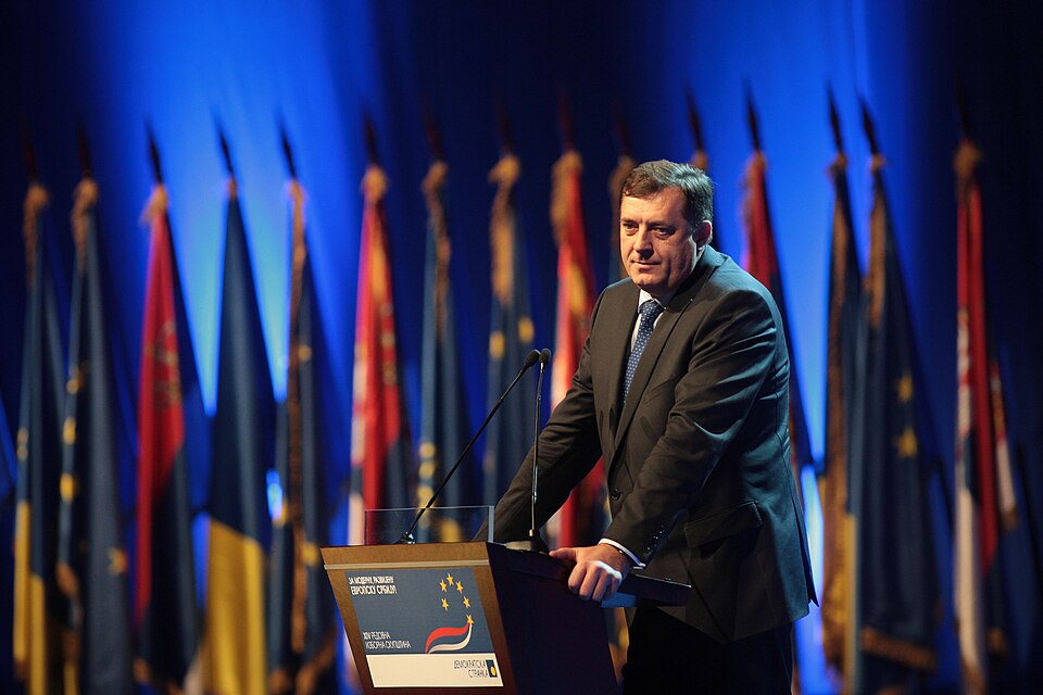President of Republika Srpska, Milorad Dodik (photo credit: DEMOKRATSKA STRANKA DS via Wikimedia Commons) President of Republika Srpska, Milorad Dodik (photo credit: DEMOKRATSKA STRANKA DS via Wikimedia Commons)