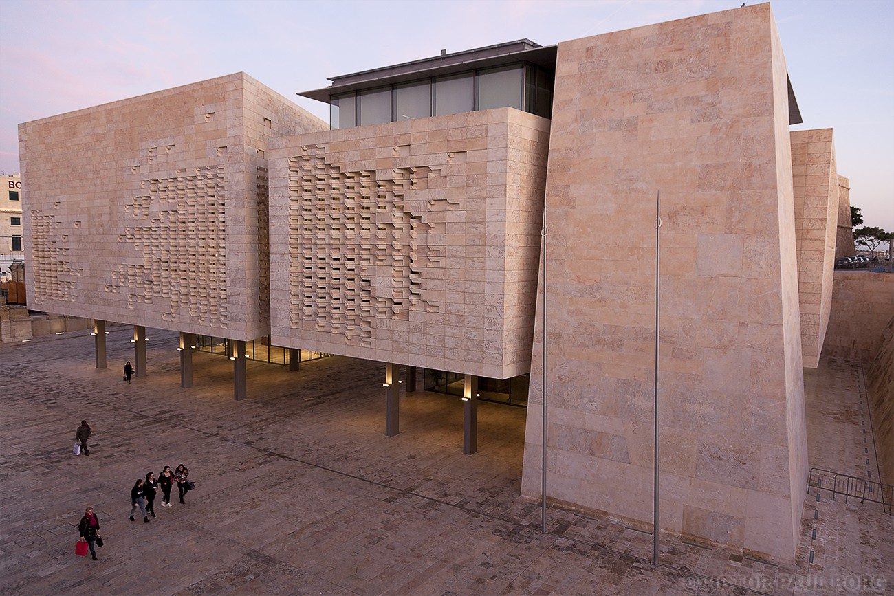 Parliament building in Valletta, Malta (credit: Victor Paul Borg)