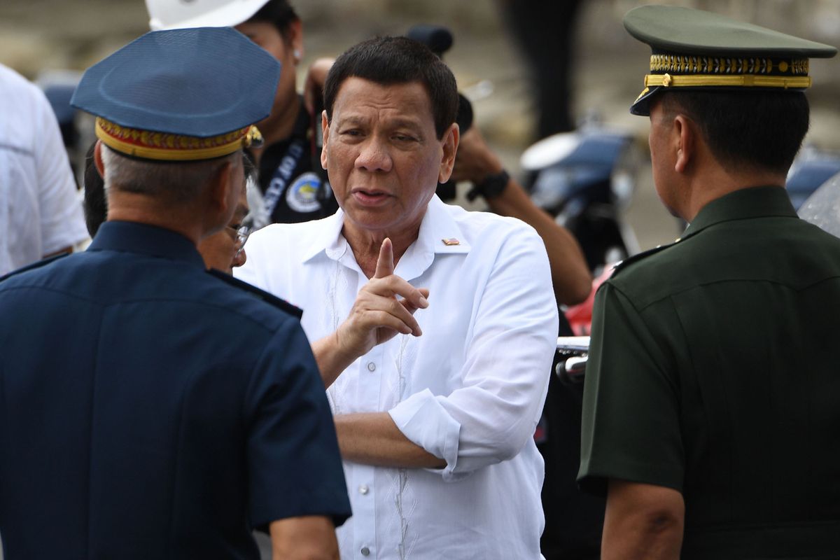 Philippines President Duterte (photo credit: Bloomberg)