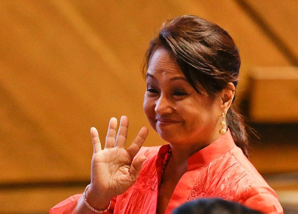 Speaker Gloria Macapagal-Arroyo (photo credit: AP)
