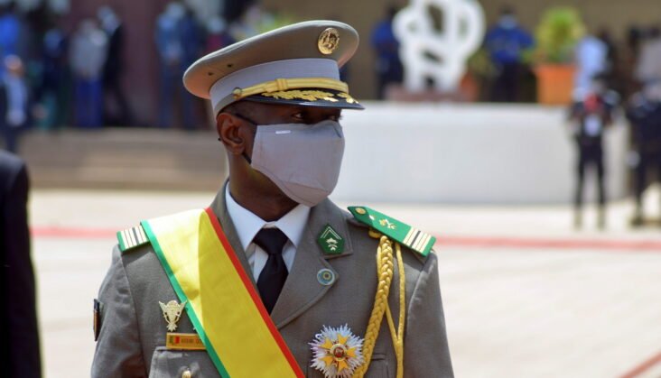 Interim president Colonel Assimi Goita (photo credit: Reuters/ Amadou Keita)