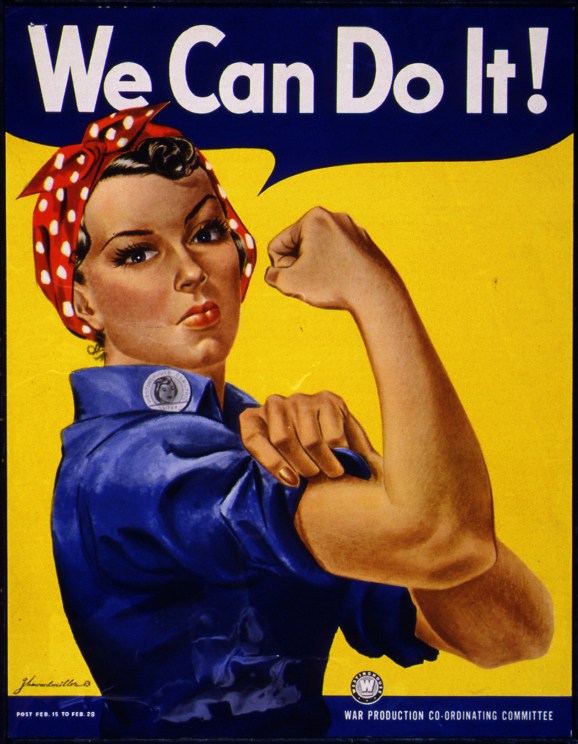 Rosie de Riveter poster 'We can do it!'