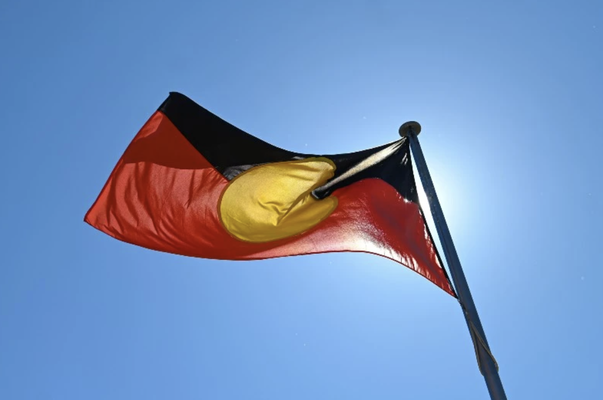 Aboriginal Flag (photo credit: Lukas Coch/AAP)