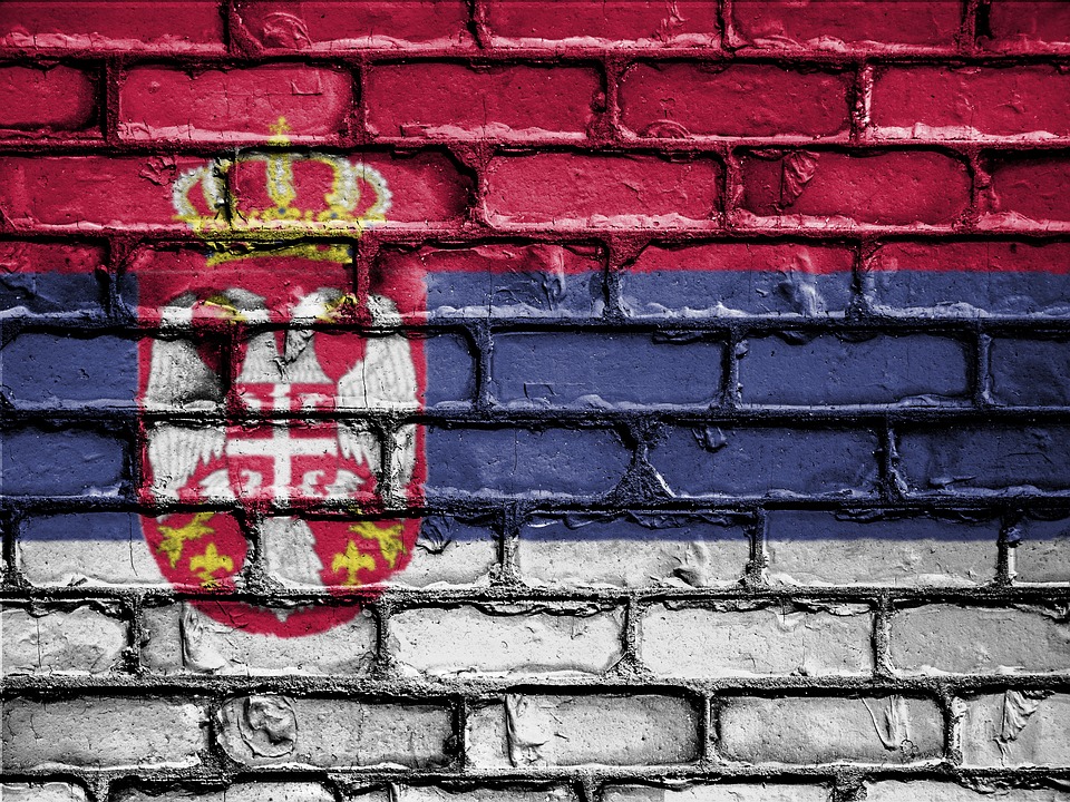 Flag of Serbia (photo credit: Pixabay)