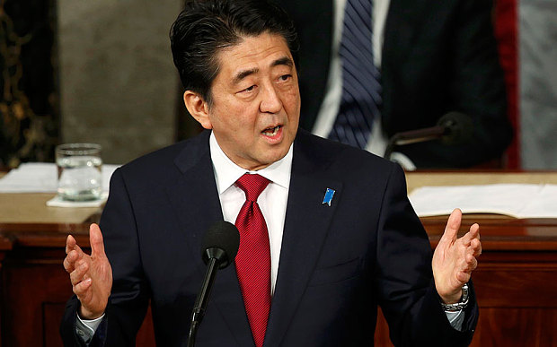 Japan's Prime minister Shinzo Abe (Photo credit: bostonglobalforum.org)