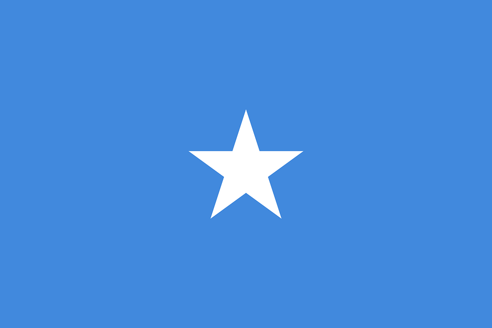 Flag of Somalia (photo credit: OpenClipart-Vectors via pixabay)