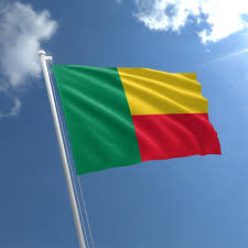 The Flag of Benin (photo credit--Flag Shop)