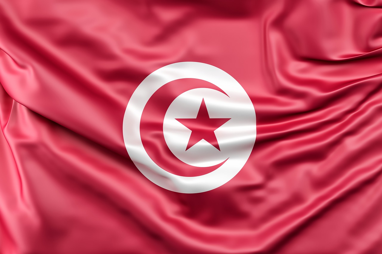 The Tunisian Flag (photo credit: Piaxabay)