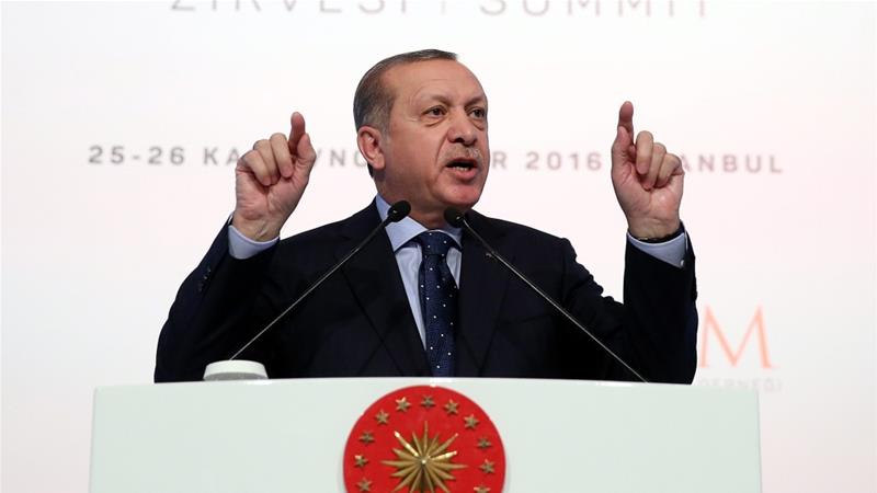 Erdogan became Turkey's first president to be elected by popular vote in 2014 (photo credit: EPA)