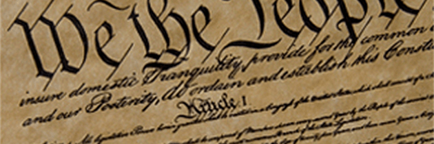 Constitution of the United States (photo credit: The McGill International Review)