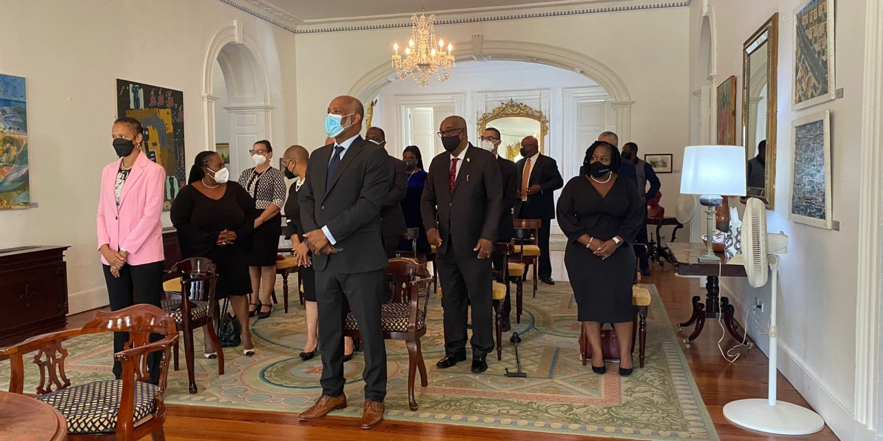 Swearing-in ceremony of Constitutional Reform Commission in June 2022 (photo credit: starcomnetwork.net)