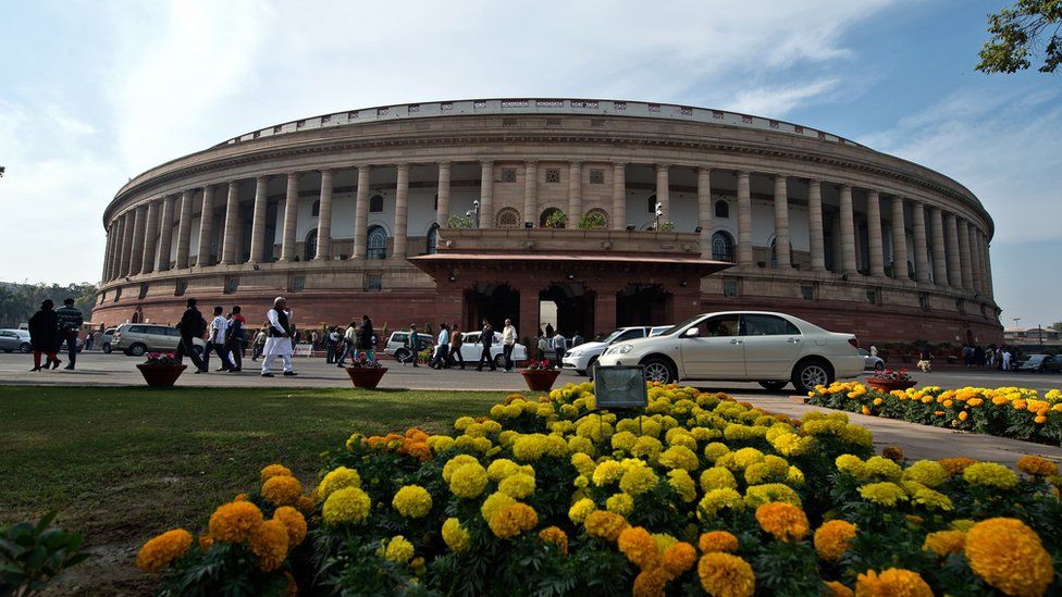 Parliament of India (photo credit: Getty)
