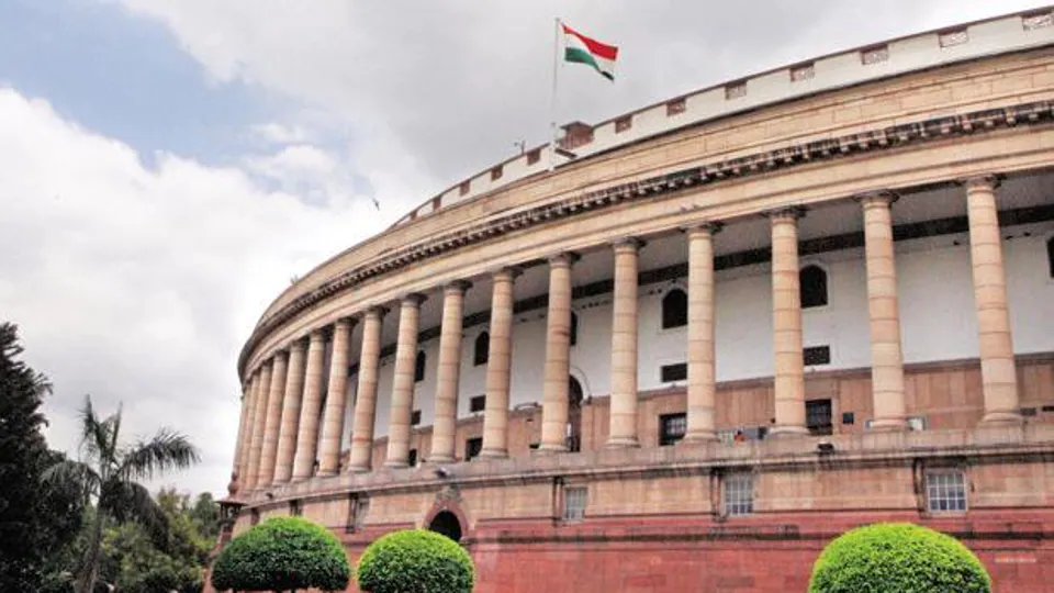 Lower House of India's parliament (photo credit: Hindustan Times)