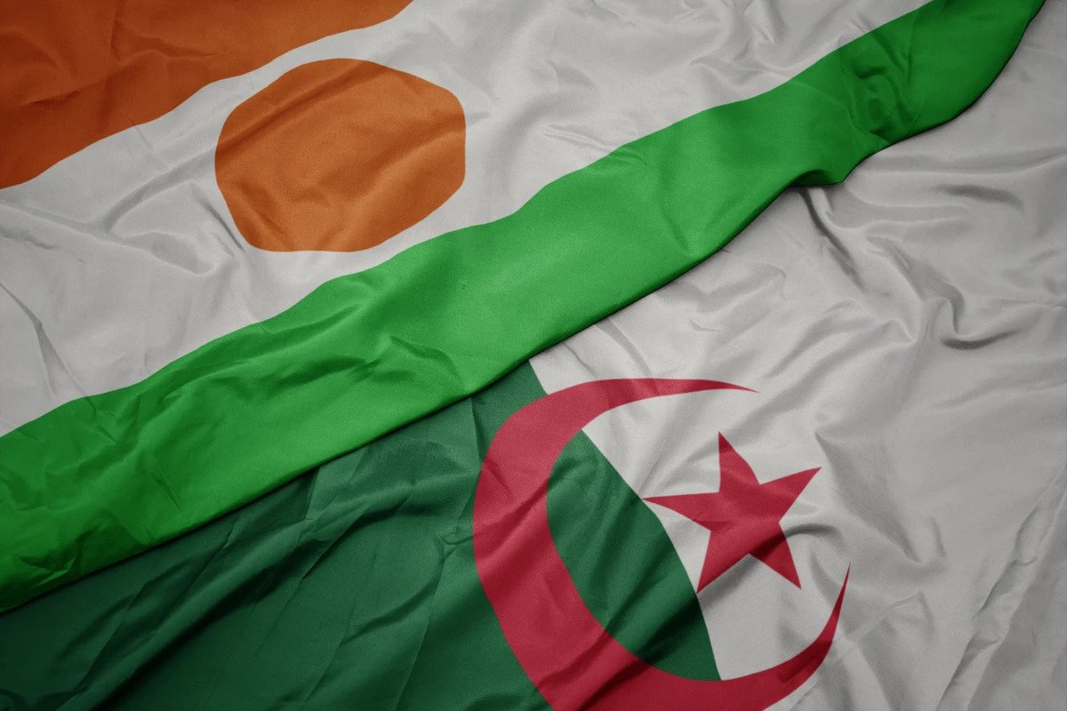 Flags of Niger and Algeria (photo credit via Responsible Statecraft)