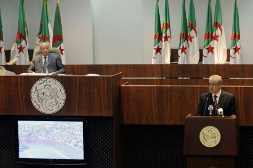 Parliament of Algeria (photo credit: AFP)