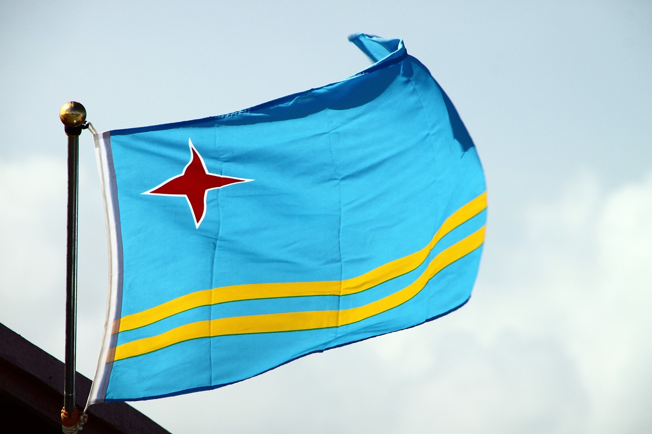 Flag of Aruba (photo credit: DF7ZS via pixabay)
