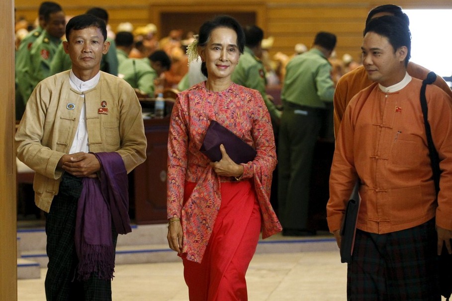 Aung San Suu Kyi - leader of the NLD (photo credit - JakartaGlobe/Reuters