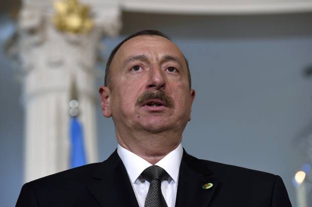 Azerbaijani President Ilham Aliyev (photo credit: AP/Susan Walsh)