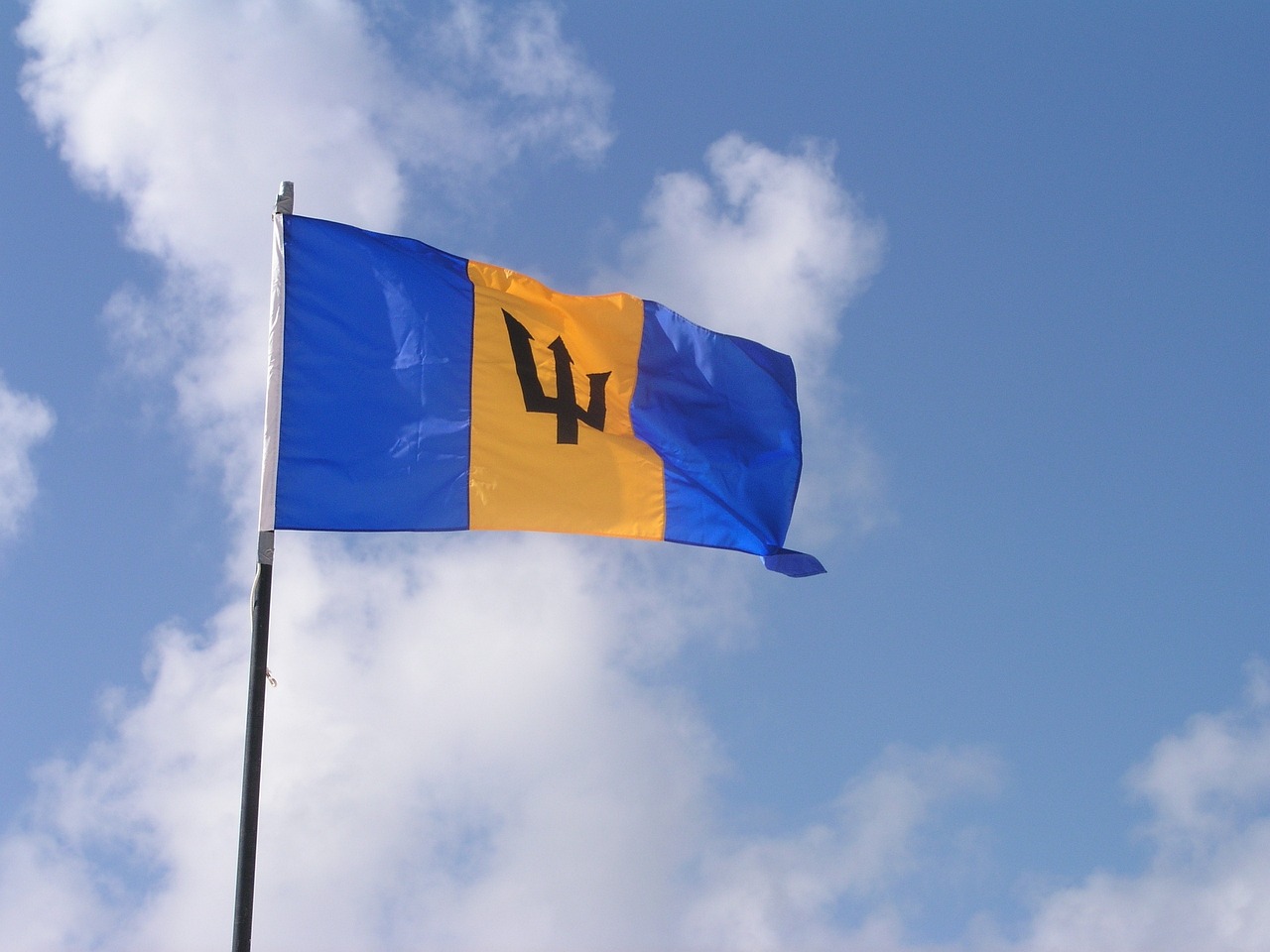 Flag of Barbados (photo credit: sbj04769 via pixabay)
