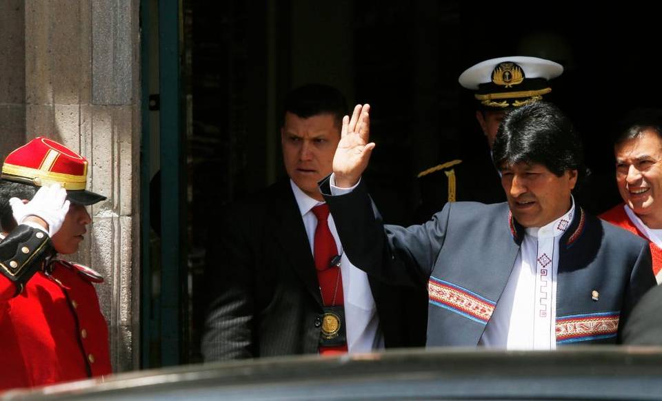 President of Bolivia: Evo Morales (photo credit: Miami Herald)