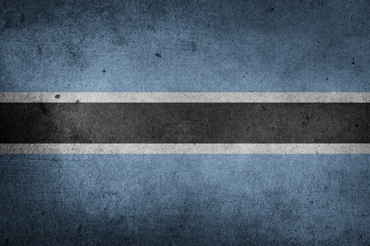 Flag of Botswana (photo credit: Chickenonline via pixabay)