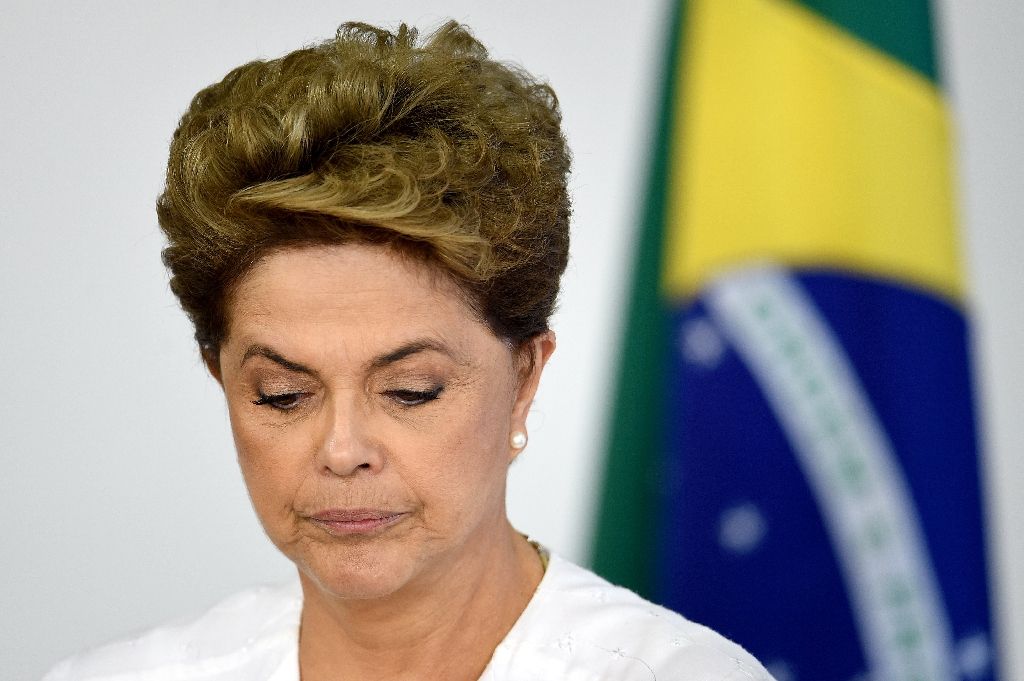 Brazilian President Dilma Rousseff (photo credit: AFP Photo/Evaristo Sa)