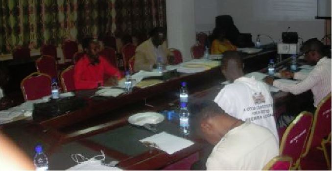 A cross-section of participants at the workshop