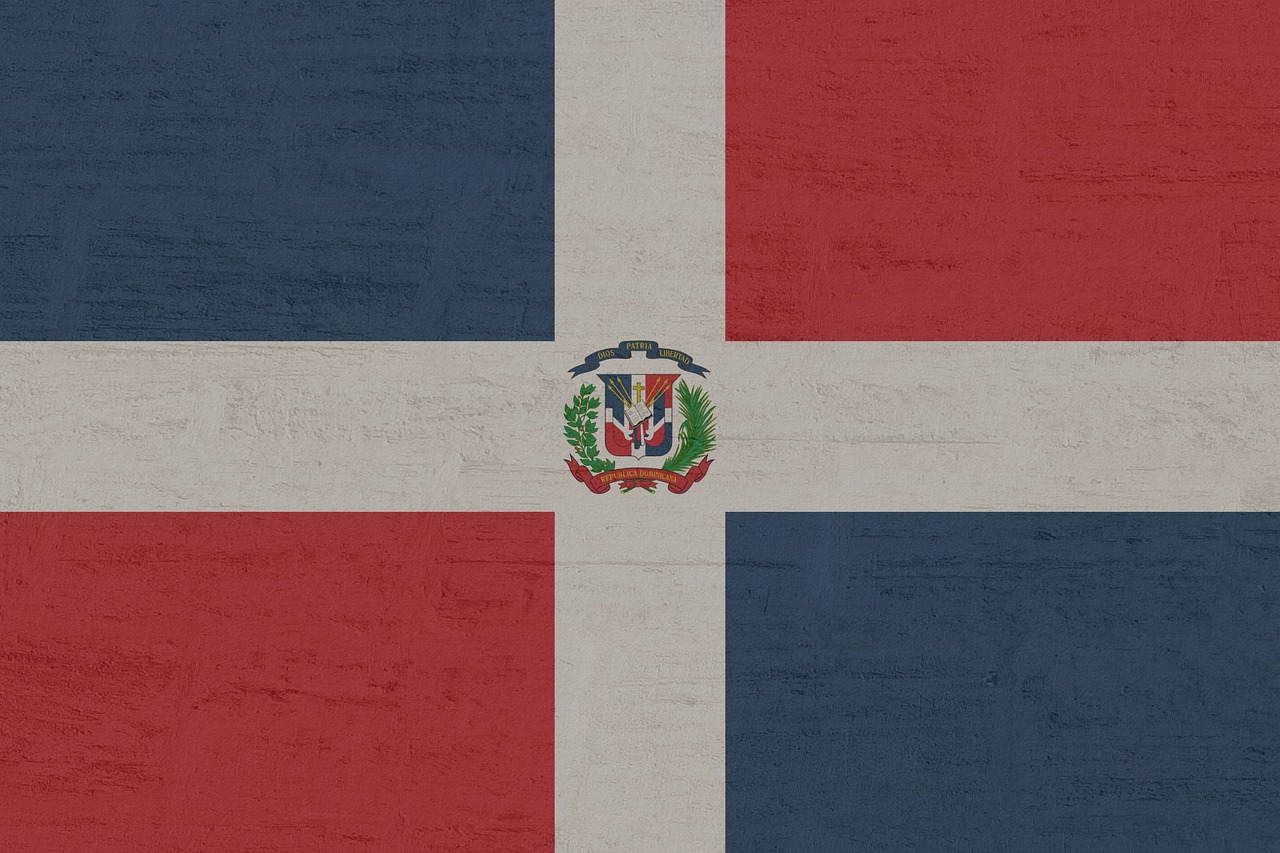 Flag of Dominican Republic (photo credit: Kaufdex via pixabay)