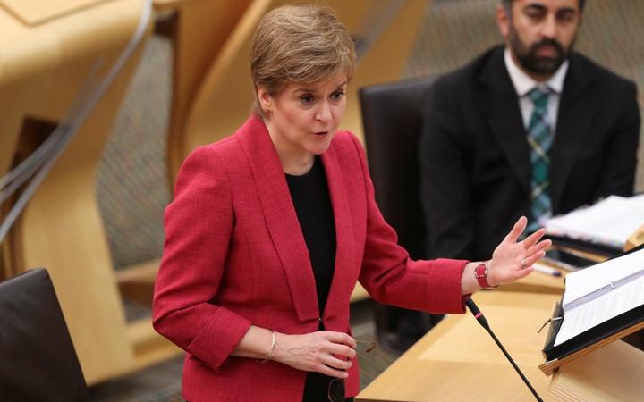 First Minister of Scotland, Nicola Sturgeon (photo credit: AFP)