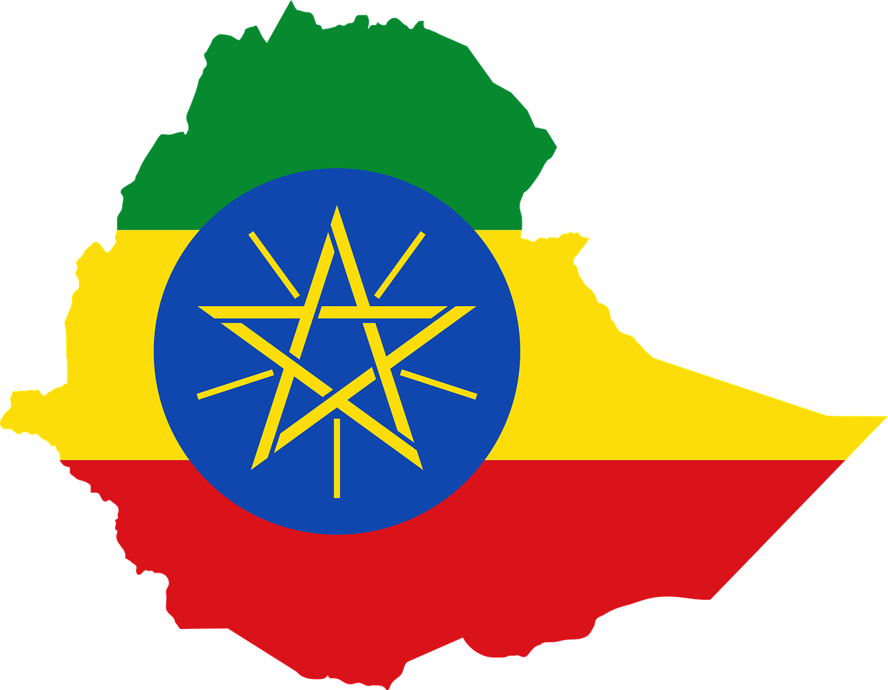 Flag of Ethiopia (photo credit: pixabay)