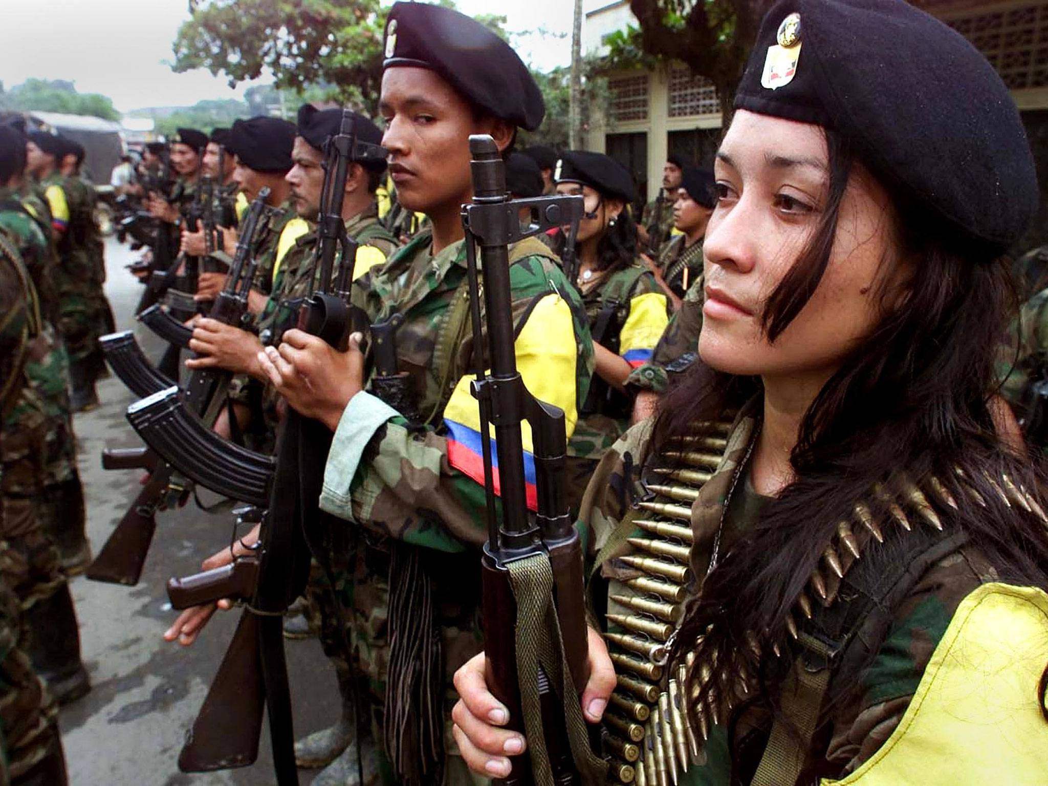 Farc rebels. The peace agreement seeks to end the longest running conflict in the Americas (photo credit: The Independent)
