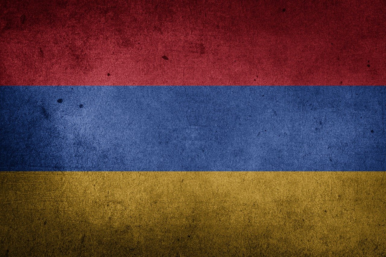 Flag of Armenia (photo credit: Chickenonline via pixabay)
