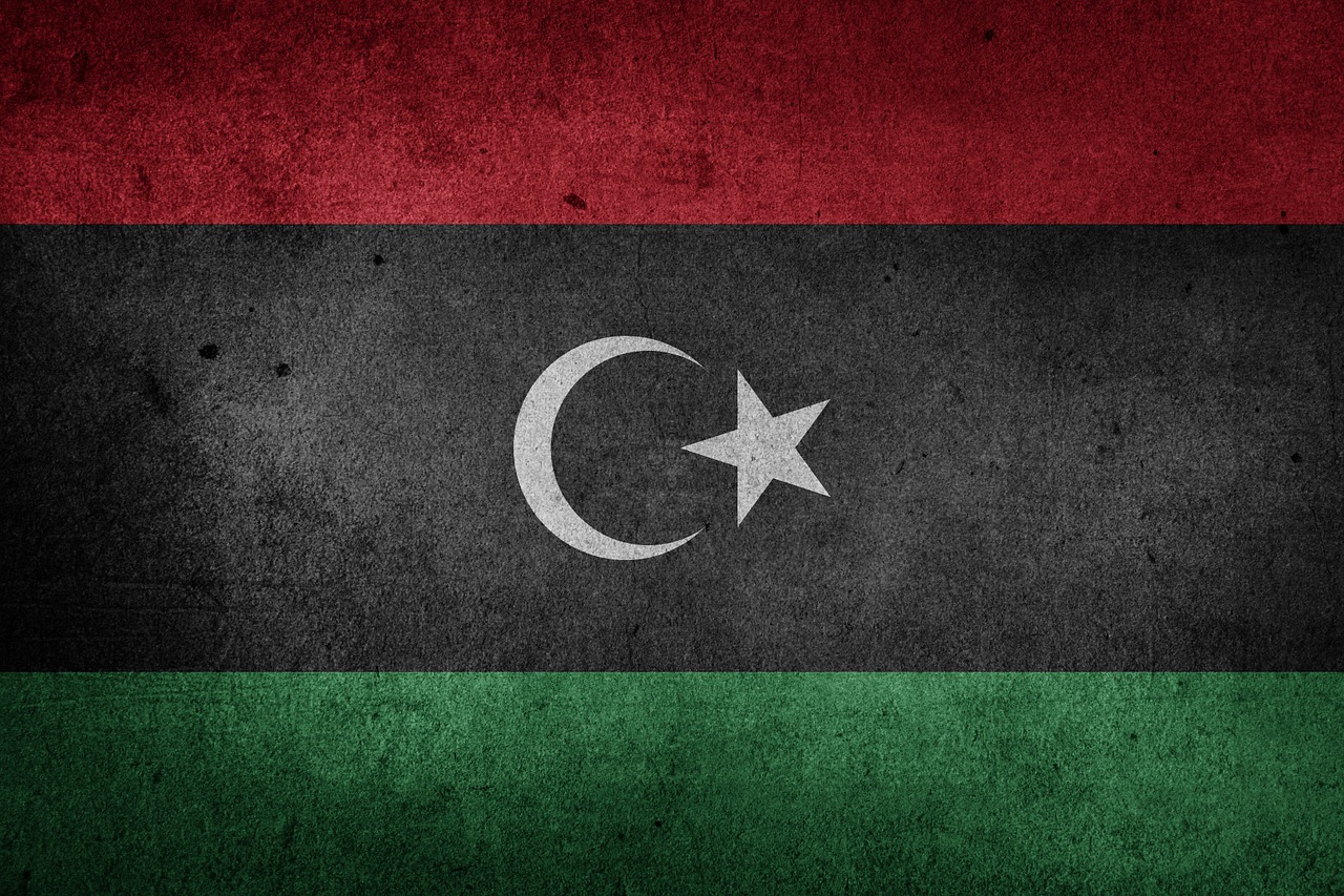 Flag of Libya (photo credit: Chickenonline via pixabay)