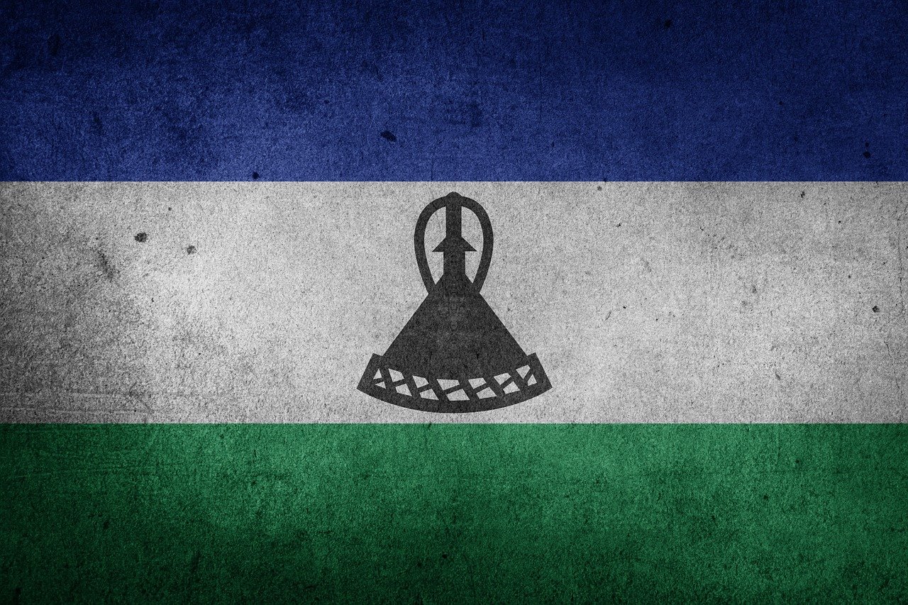 Flag of Lesotho (photo credit: Chickenonline via pixabay)